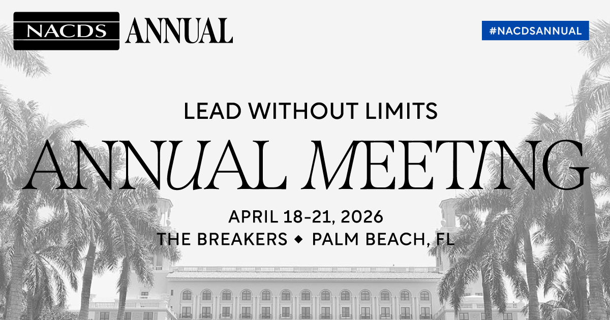 2026 NACDS Annual Meeting social graphic for tradeshow