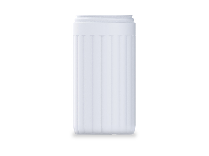 Contenedor Dura-Lite Astro con nervaduras estructurales verticales que refuerzan la resistencia a la carga superior