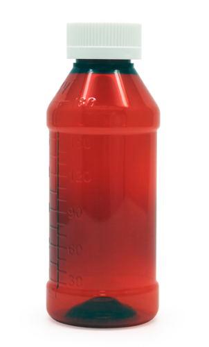 Round Liquid Bottle Botella redonda para líquidos